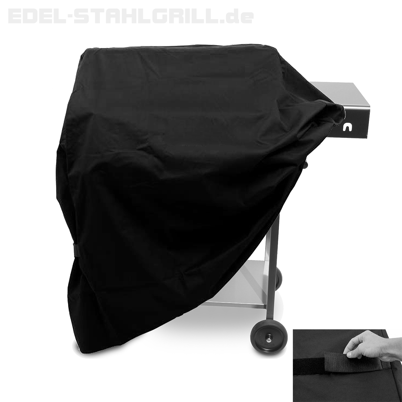 Komfort Schutzhaube für Edelstahlgrill Holzkohlegrill Edelstar L Komfort Schutzhaube für Edelstahlgrill Holzkohlegrill Edelstar L