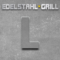 Edelstahl Grill / Holzkohlegrill - Größe L