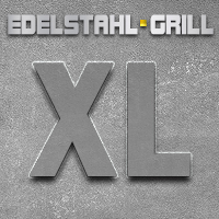 Edelstahl Grill / Holzkohlegrill - Größe XL