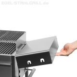 Edelstahlgrill - Holzkohlegrill - EDELstar Premio XL Gourmet - Bausatz