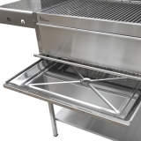 Edelstahlgrill - Holzkohlegrill - EDELstar Premio XL Gourmet - Bausatz