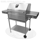 Edelstahlgrill - Holzkohlegrill - EDELstar Premio XL Profi - Bausatz