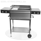 Edelstahlgrill - Holzkohlegrill - EDELstar Premio L Gourmet - Bausatz